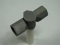 Coude 3 voies réglable pour tube PVC 1/2 pouce — photo 1