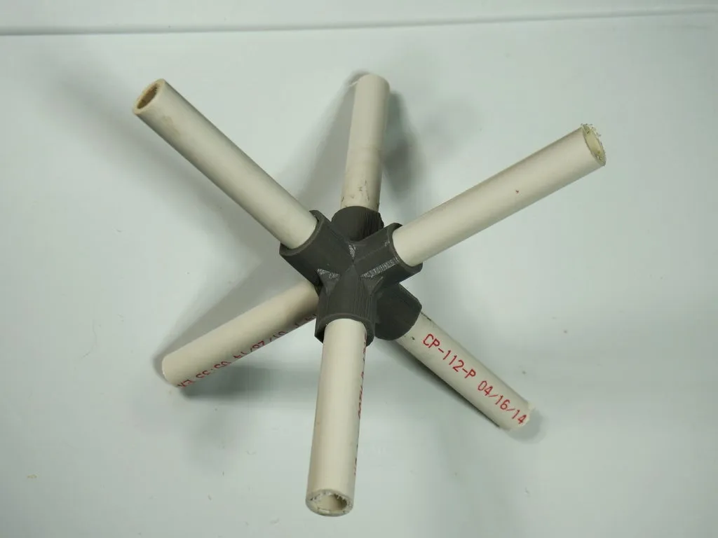 Raccords PVC en croix à 5 et 6 voies (1/2 pouce)