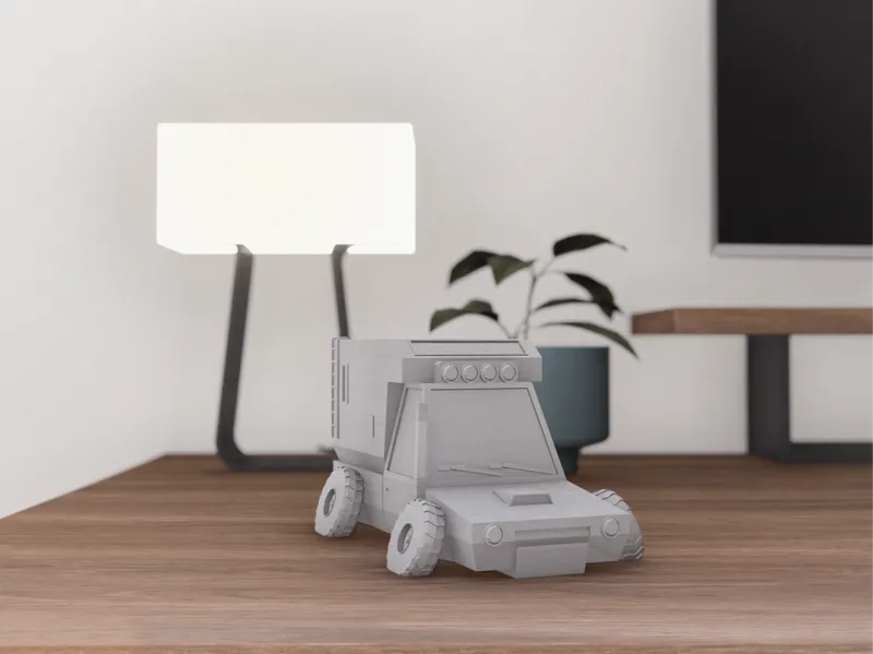 Print-In-Place Camper Van