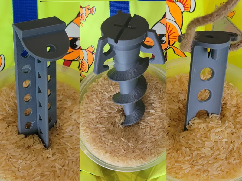 Sand/Grass Pegs - Three designs.