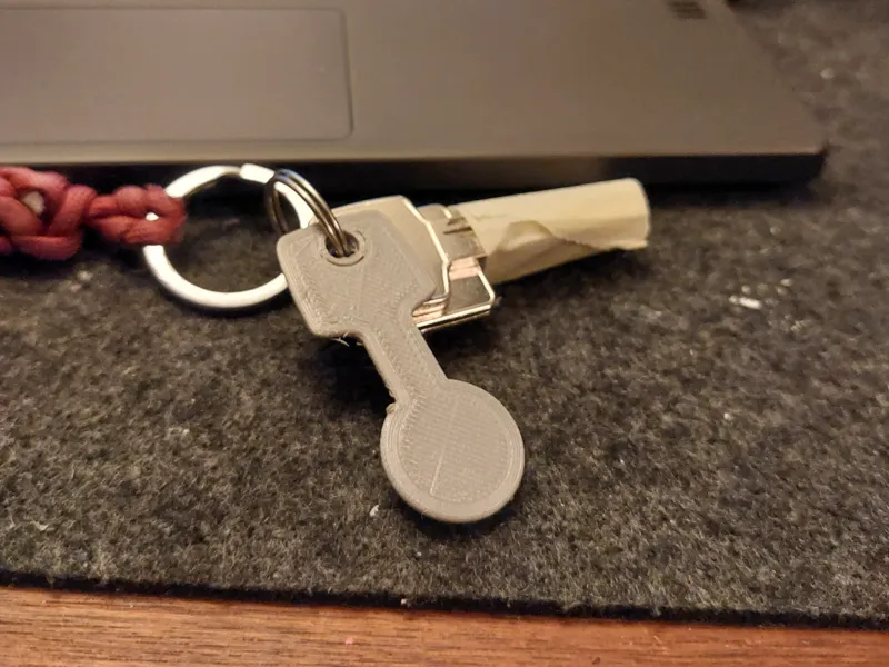 Shopping cart key