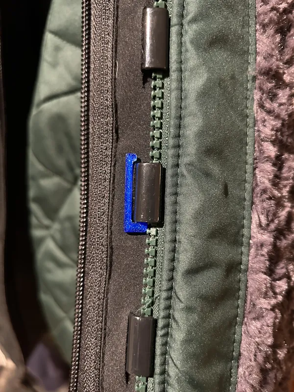 Fastener for MakeMyBellyFit jacket extender