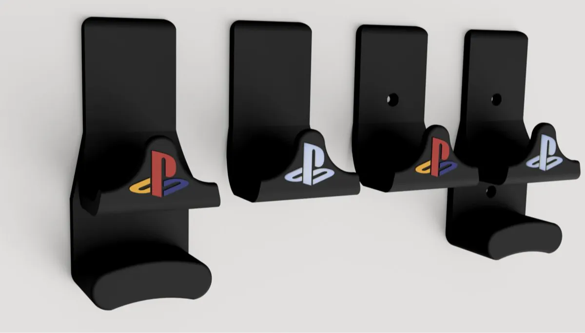 PS5 Controller and Headphones Wall Mount - Free 3D Print Model - MakerWorld
