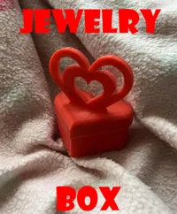 Boîte à bijoux cœur Saint-Valentin — photo 1