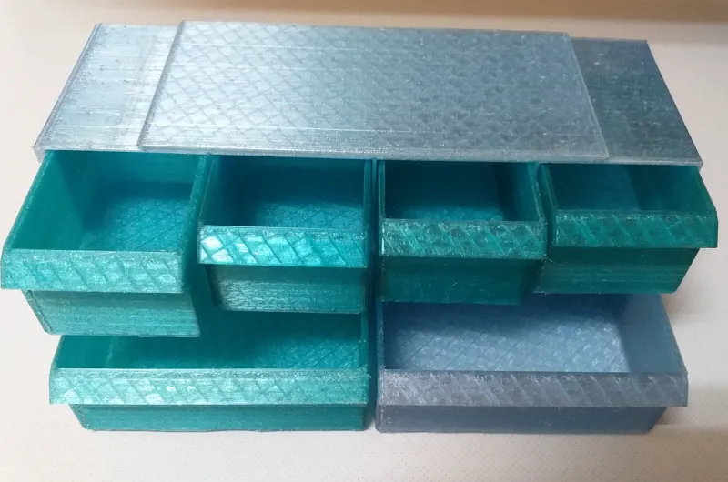 Modular organizer with drawers