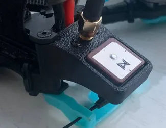 GepRC Mark5 SMA holder with Walksnail M181 M10 GPS
