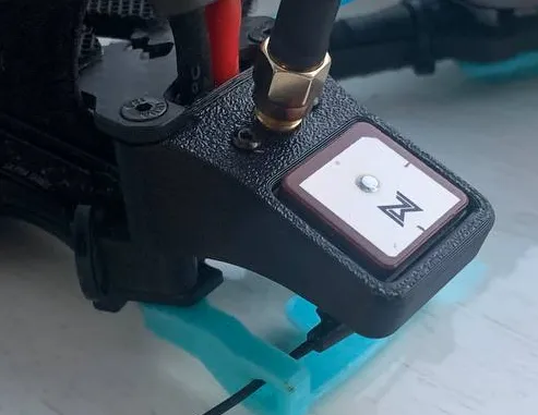 GepRC Mark5 SMA holder with Walksnail M181 M10 GPS
