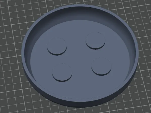 Base de pot pour plateau