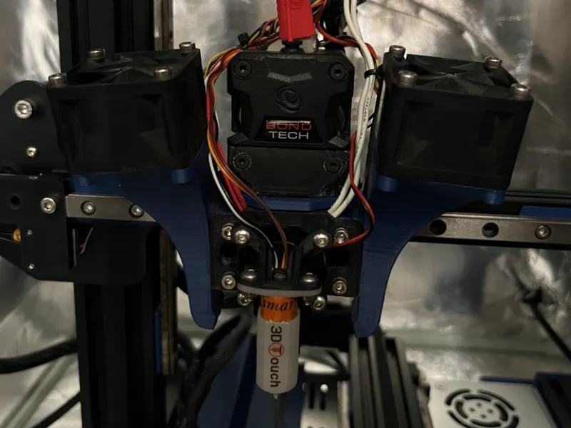 StagToolhead Ender 3 MGN9 rail, bl touch, lgx