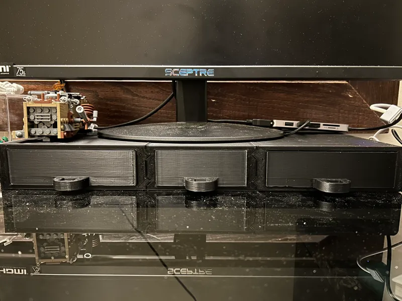 Monitor Stand & Drawers