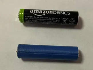 AAA 1.5V TO 3V CONVERTER USING LR41 BATTERIES