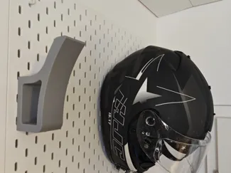 Helmet Hook for IKEA Skadis