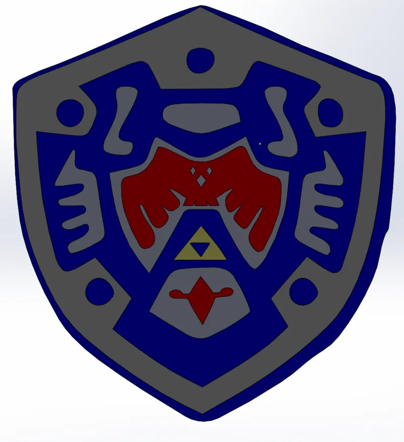 Link's shield - Zelda Majora's Mask -N64