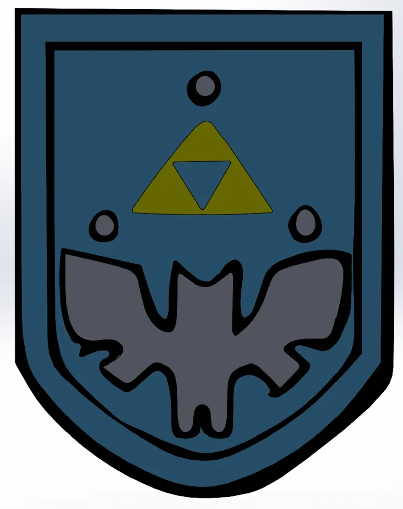 Link's shield -Zelda 4 Swords - GameCube