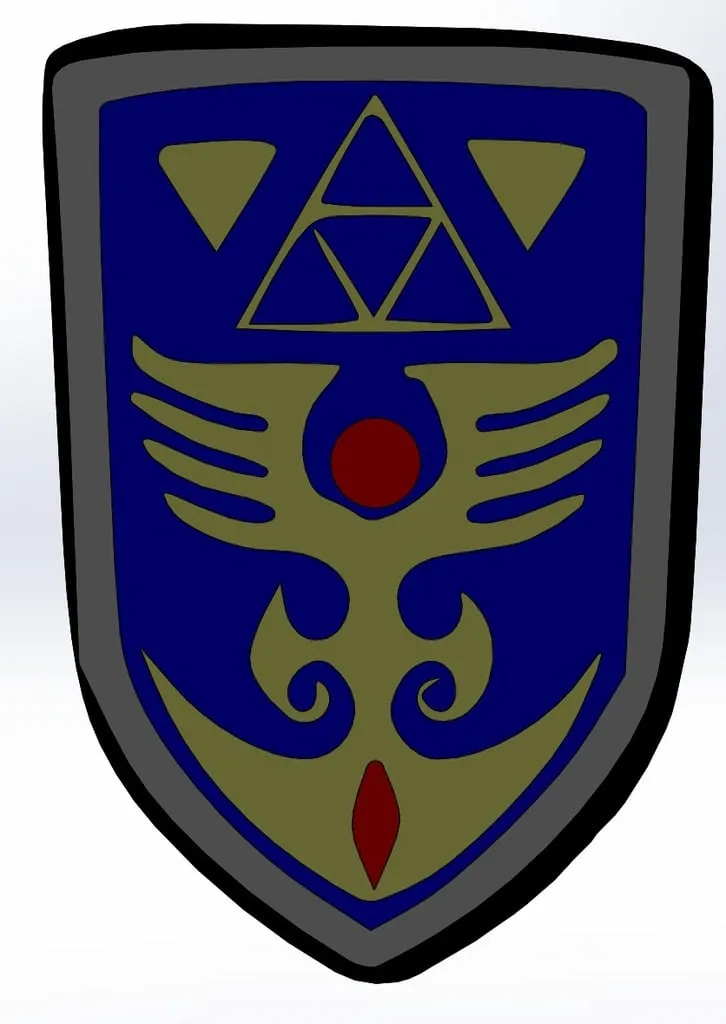 Link's shield - ZELDA a link to the past SNES