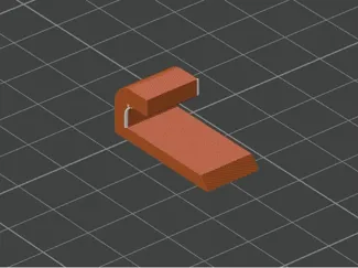 Cable Holder Hook for baseboards
