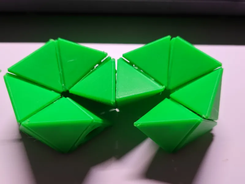 Tetrahedron Snake Math Toy