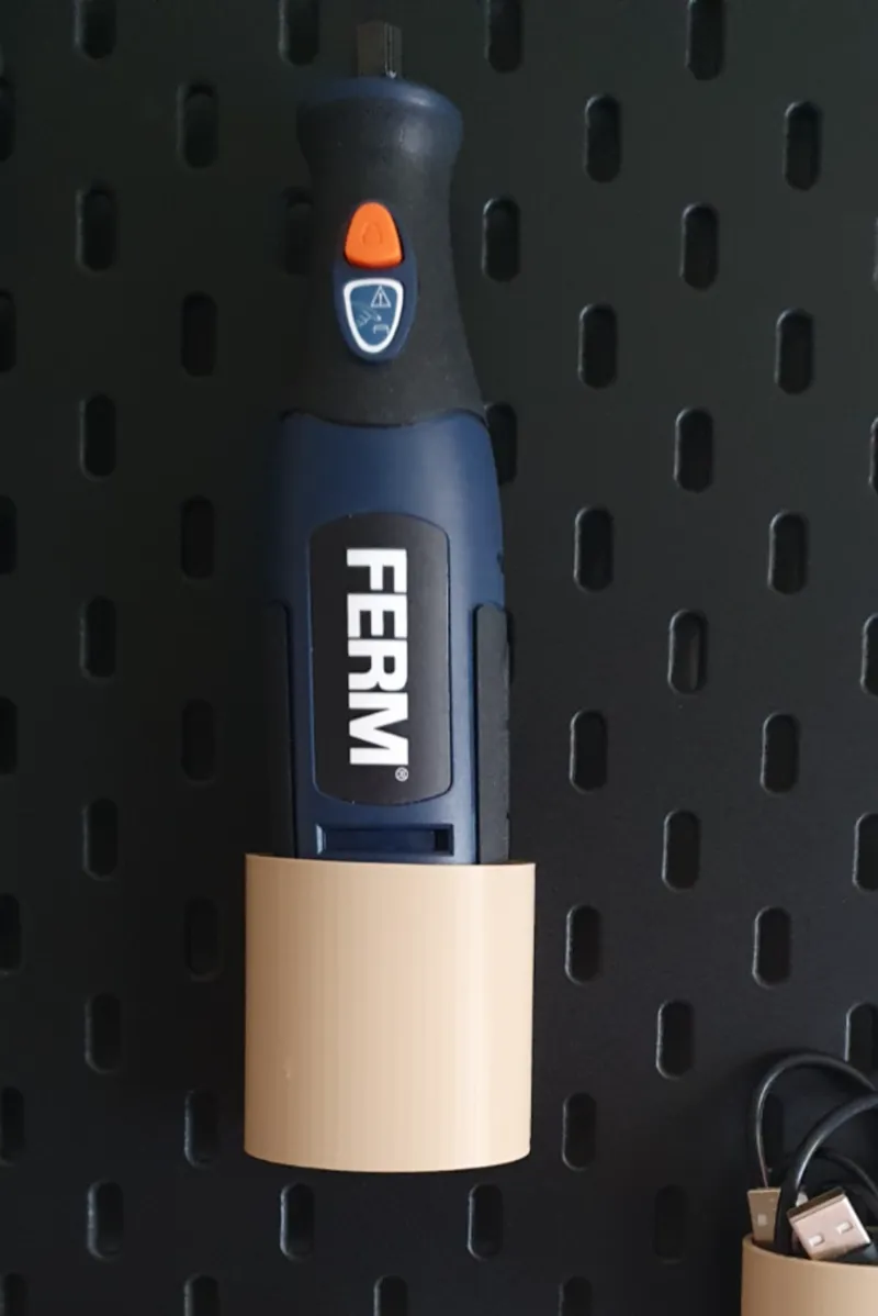 Ikea Skadis / SKÅDIS Dremel, and Headlamp, 