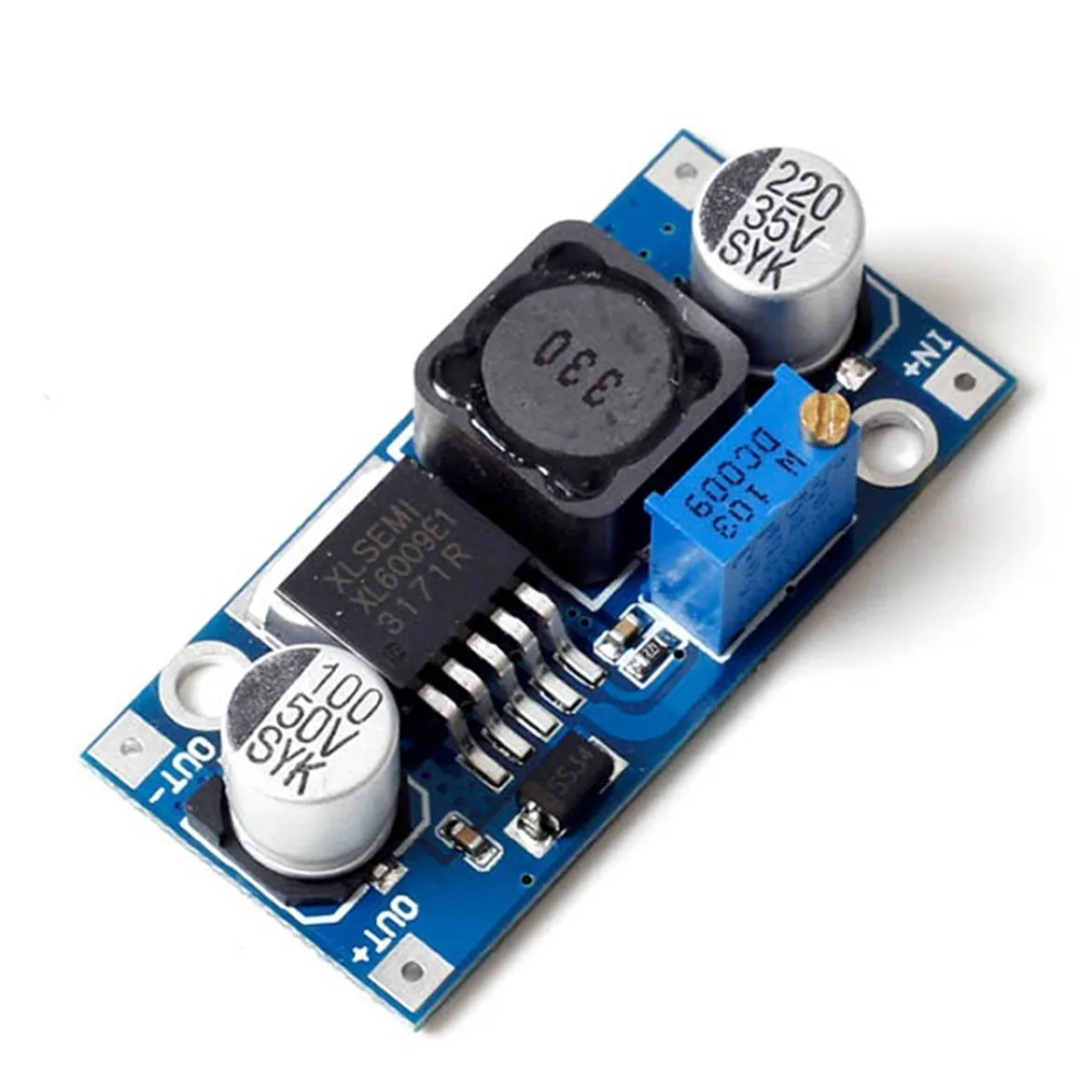 DC-DC Step Up Power Apply 3V-32V to 5V-35V XL6009 400KHz 4A Max