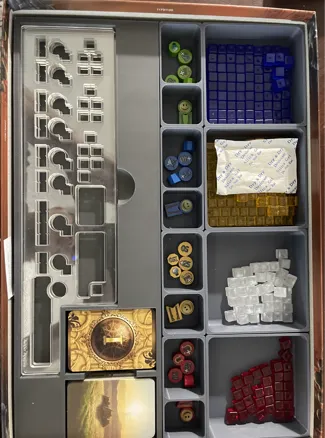 Through the Ages board game organizer
