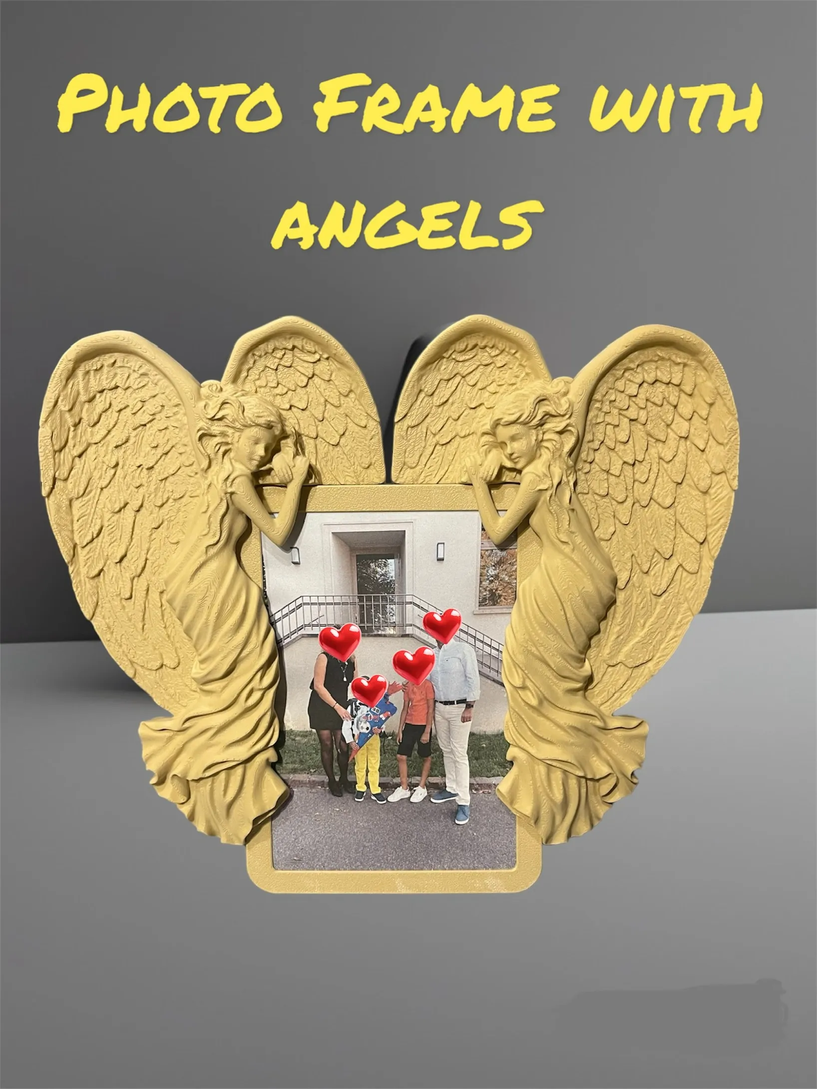 Angel Photo Frame by 3d-tech MakerWorld: Download Free 3D Models