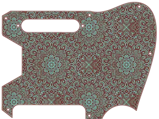 Telecaster Mandala Pickguard - Hueforge