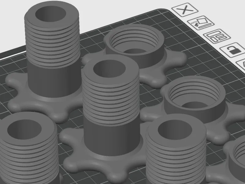 Protopasta Cardboard Spool ring screw