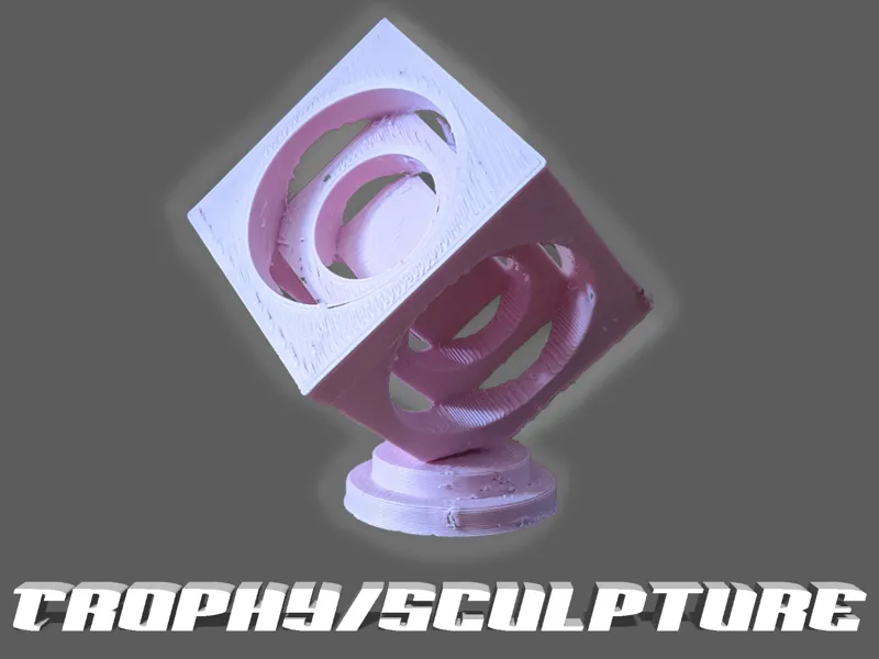 Cube trophy/decoration