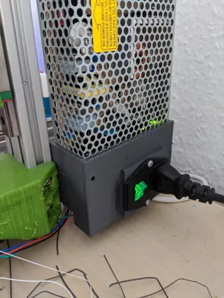 MeanWell RS-150 IEC Power Connector Cover