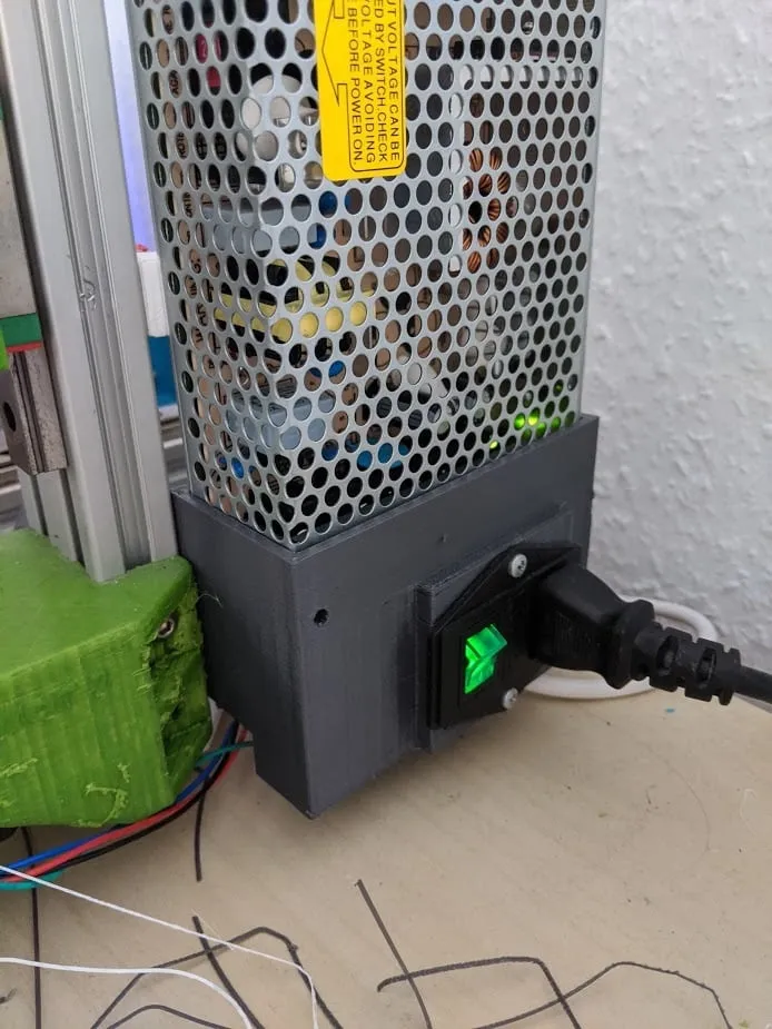 MeanWell RS-150 IEC Power Connector Cover