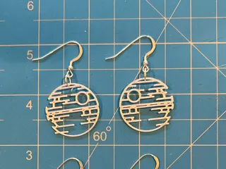 Star Wars Earrings - Millenium Falcon & Death Star
