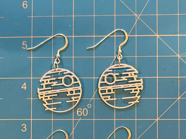 Star Wars Earrings - Millenium Falcon & Death Star