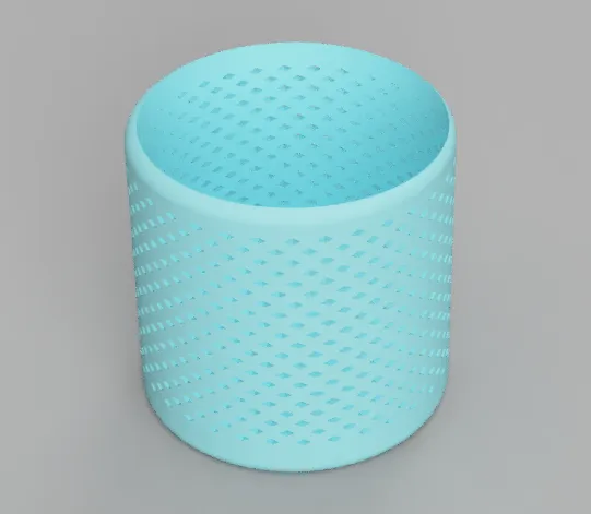 cute pastel pencil pot