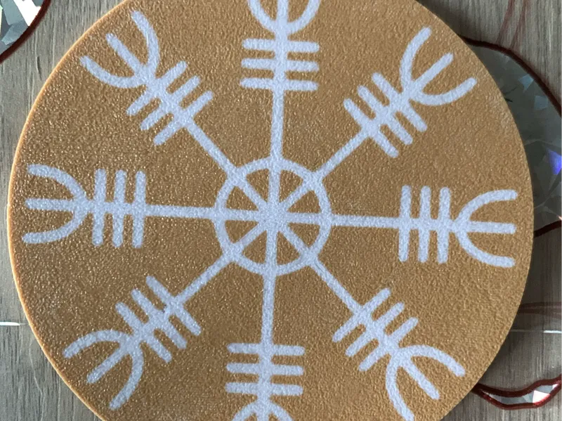flat celtic coaster