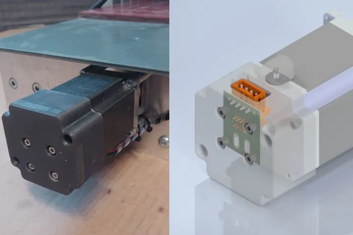 NEMA23 Stepper Cover / Hut (Wago terminals)