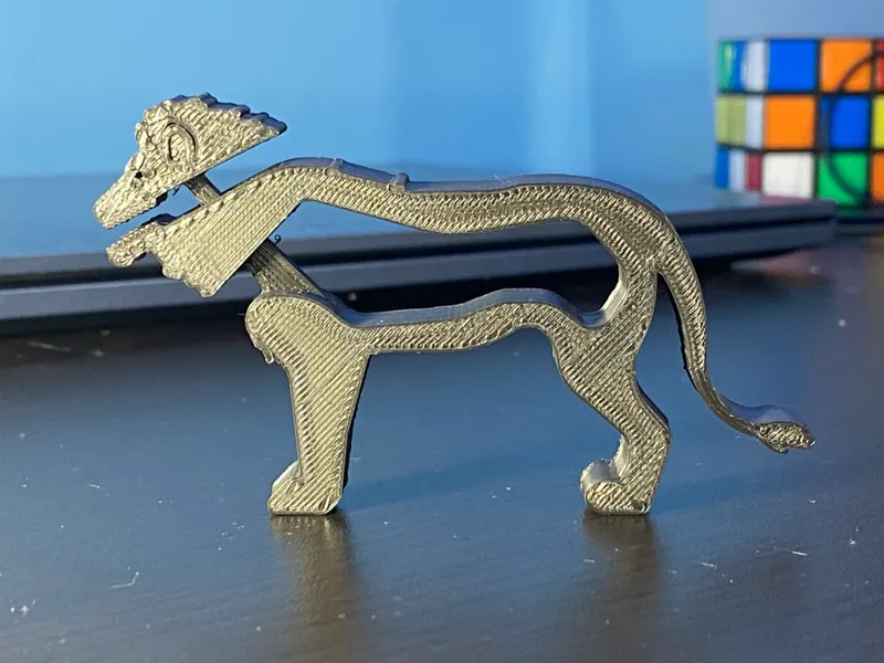 Lion Chip Clip