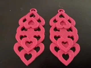 Heart Pattern Earrings