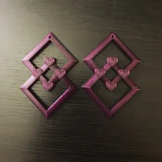Fusion Square Earrings