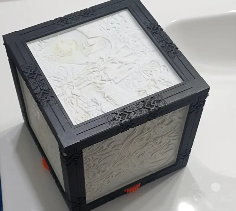 Lampara cubo portátil