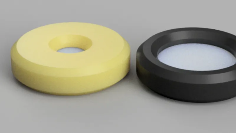 Test insert (checker piece)
