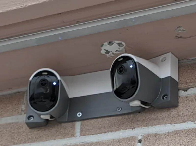 wall mount for double arlo pro 6 camera.gcode
