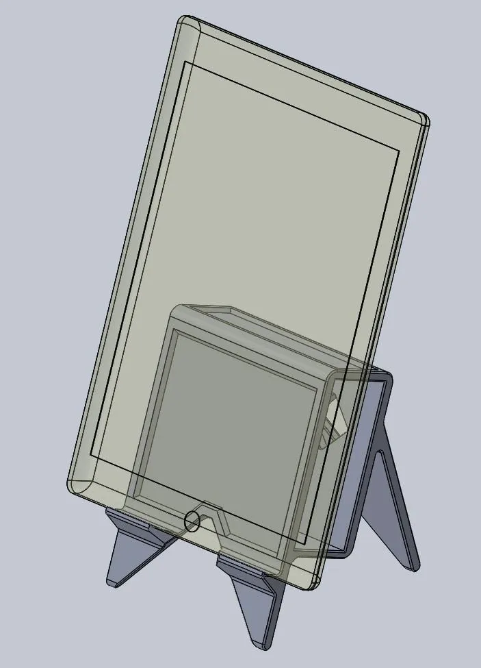 Ipad stand with battery pack (no support needed)