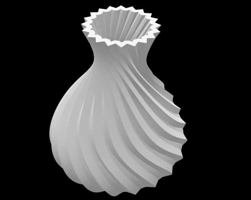 Vase spirale