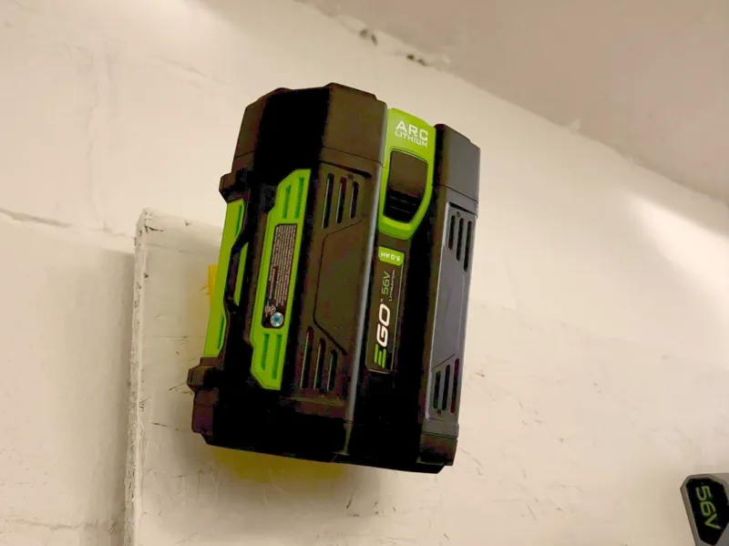 EGO 56V Battery 25* Wall Mount (proper fit)