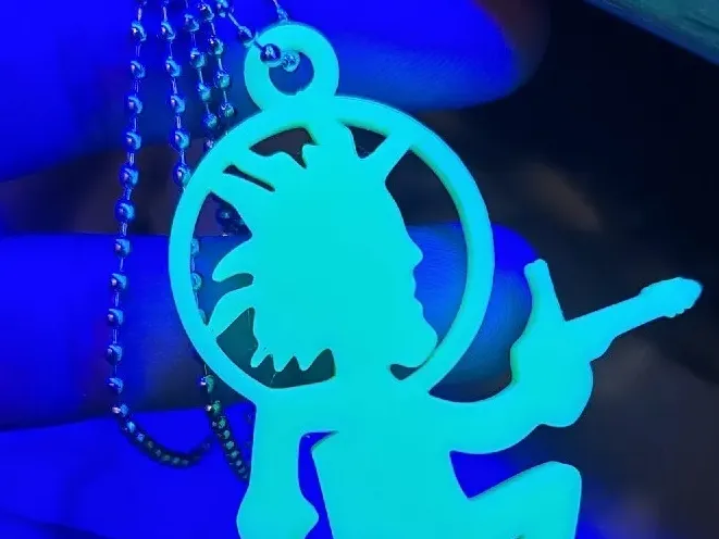 Space-man Hatchet-man Pendent