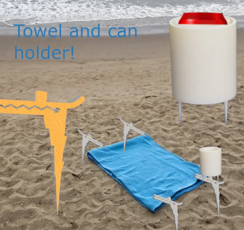 Tower and can holder