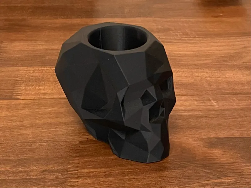 LowPoly Skull Vase
