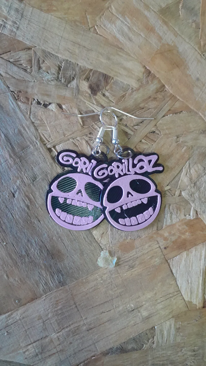 GORILLAZ EARRINGS view 2