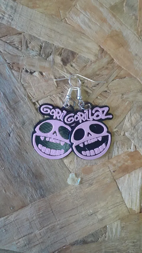 GORILLAZ EARRINGS view 2