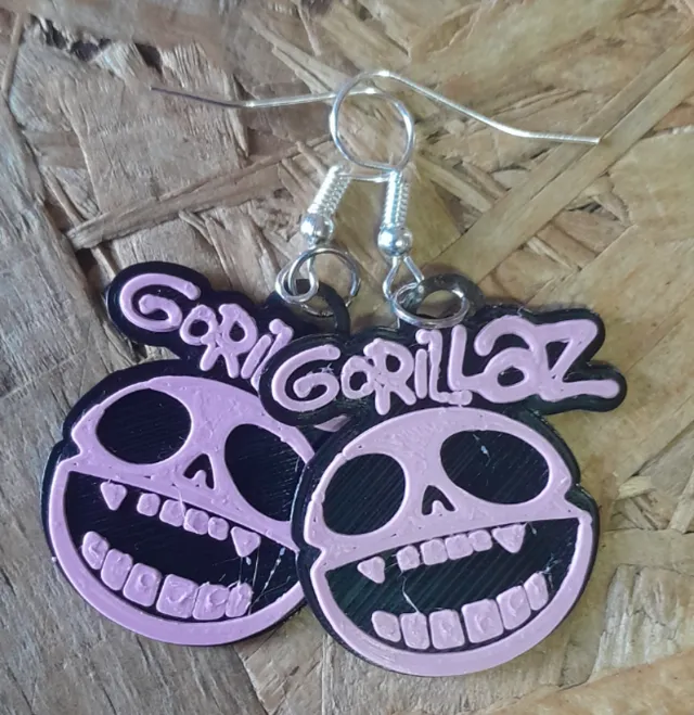 GORILLAZ EARRINGS